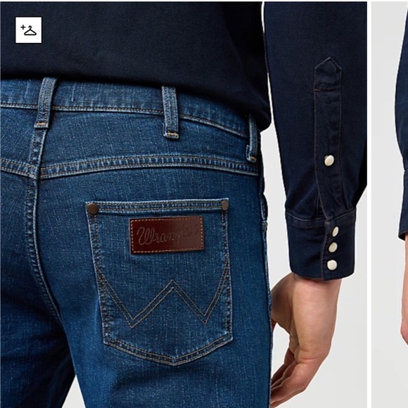 Wrangler Greensboro 36/30 Classic Blue Men's Bootcut Jeans - Picture 3 of 3